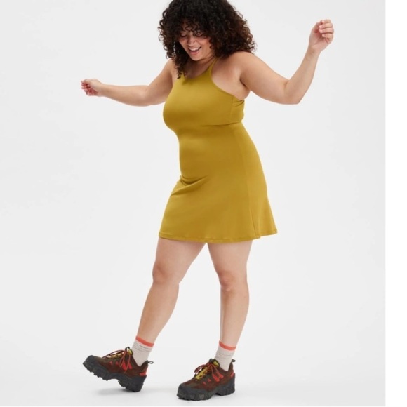 Girlfriend Collective Saturn Naomi Workout Dress Romper Skort - Picture 13 of 13